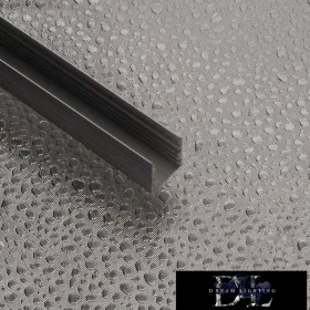  ELDLUX Aluminiumprofil (15*15 mm Aluminiumprofil 2 m, Abdeckplatte 2 m, 2 Stück Endkappen, 4 Stück Befestigungselemente)