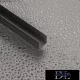 ELDLUX Aluminiumprofil (15*15 mm Aluminiumprofil 2 m, Abdeckplatte 2 m, 2 Stück Endkappen, 4 Stück Befestigungselemente)