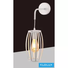   UNIVERSO Wandleuchte 1xE27 max. 60 W 140 x 235 mm IP20 Weiß 5 Jahre