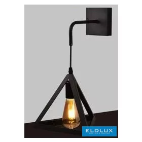   UNIVERSO Wandleuchte 1xE27 max. 60 W 250 x 250 mm IP20 Schwarz 5 Jahre