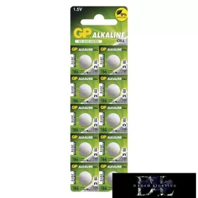 GP-Alkalibatterie LR43 (186F) 10 Stück/Blisterpackung