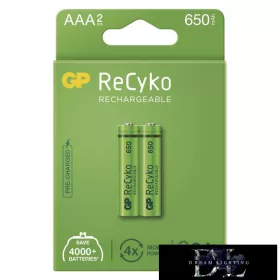 GP ReCyko NiMH-Akku HR03 (AAA) 650 mAh 2 Stück