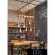 UNIVERSO Hanfseil-Kronleuchter 6xE27 max. 240V ∅800×600mm schwarz