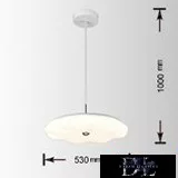 UNIVERSO Pendelleuchte 26 W/52 W 2080 lm/4160 lm CCT ∅530 × 1000 mm Weiß