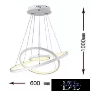 UNIVERSO Pendelleuchte LED 48 W 4320 lm 4000 K IP20 ∅600 mm silber