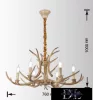 UNIVERSO Kronleuchter 6-flammig 6xE14 Max.40W D76x100cm braun