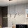 UNIVERSO Pendelleuchte 46 W 3680 lm 4000 K IP20 1070 x 1100 mm Schwarz