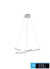 UNIVERSO Pendelleuchte LED 38 W 3040 lm CCT Schalter IP20 ∅600 mm weiß