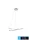 UNIVERSO Pendelleuchte LED 38 W 3040 lm CCT Schalter IP20 ∅600 mm weiß