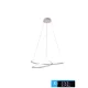 UNIVERSO Pendelleuchte LED 38 W 3040 lm CCT Schalter IP20 ∅600 mm weiß