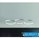 UNIVERSO Pendelleuchte 40 W 3200 lm CCT.Kap 790 x 320 x 1100 mm IP20 Weiß