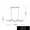 UNIVERSO Pendelleuchte 36 W 2280 lm 4000 K IP20 Weiß 1000 x 1100 mm