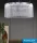 UNIVERSO Kristallglas-Kronleuchter 35 W 2800 lm 8000 K 220° IP20 Chrom D500x1200 mm