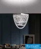 UNIVERSO Kristallglas-Kronleuchter 35 W 2800 lm 6500 K 220° IP20 Chrom 450 x 450 x 1200 mm