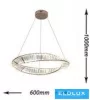 UNIVERSO Kristallglas-Kronleuchter 45 W 3600 lm 8000 K D600 x 1000 mm