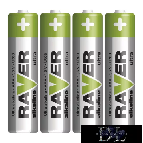 RAVER Alkalibatterie LR03 (AAA) 4 Stück/Blisterpackung