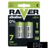 RAVER Alkalibatterie LR14 (C) 2 Stück/Blisterpackung