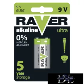   RAVER Alkalibatterie 6LP3146 (1604) 9V 1 Stück/Blisterpackung