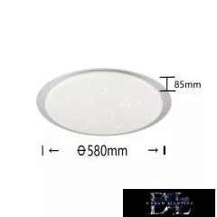 UNIVERSO Deckenleuchte 48 W 3840 lm CCT ∅580 × 85 mm weiß