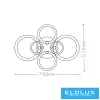 UNIVERSO Deckenleuchte 51 W 2550 lm CCT.kap IP20 790 × 570 × 140 mm weiß