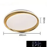 UNIVERSO Deckenleuchte 46 W 3680 lm CCT ∅490×80 mm gold