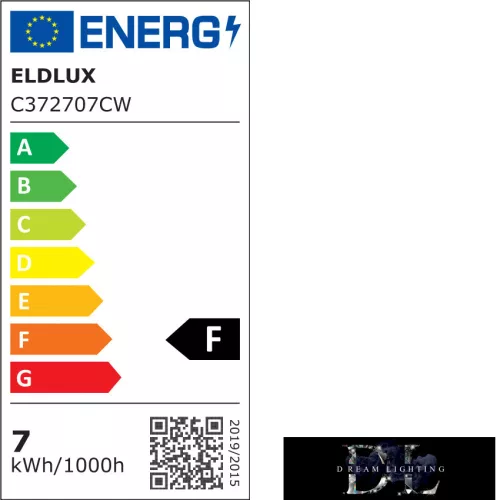 ELDLUX LED-Glühbirne C37 E27 7 W 700 lm 6500 K