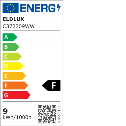 ELDLUX LED-Glühbirne C37 E27 9 W 855 lm 3000 K