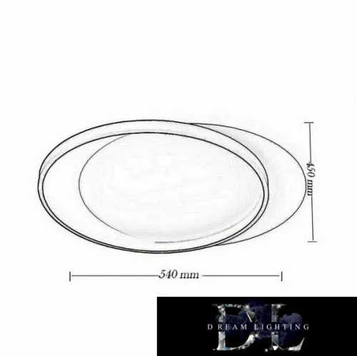 UNIVERSO Deckenleuchte 36 W 2880 lm CCT mit Schalter 540 x 450 mm IP44 weiß/schwarz