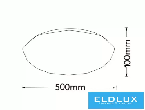 UNIVERSO Deckenleuchte 60 W 2800 lm CCT.kap 500 × 500 × 100 mm weiß