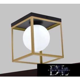   UNIVERSO Deckenleuchte 1xG9 max. 10 W 200 x 200 x 160 mm IP20 Altgold