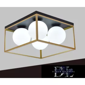   UNIVERSO Deckenleuchte 4xG9 max. 10 W 400 x 400 x 160 mm IP20 Altgold