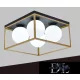 UNIVERSO Deckenleuchte 4xG9 max. 10 W 400 x 400 x 160 mm IP20 Altgold