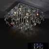 ELDLUX Kristallglas-Deckenleuchte Chrom LED 8×5W 4000k IP20 500x500x300mm