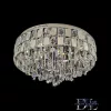 ELDLUX Kristallglas-Deckenleuchte Chrom LED 15×5W 4000k IP20 ∅650x390mm