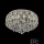 ELDLUX Kristallglas-Deckenleuchte Chrom LED 15×5W 4000k IP20 ∅650x390mm