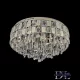 ELDLUX Kristallglas-Deckenleuchte Chrom LED 15×5W 4000k IP20 ∅650x390mm