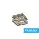 ELDLUX Kristallglas-Deckenleuchte 24 W 1920 lm CCT IP20 280 x 280 x 215 mm Chrom