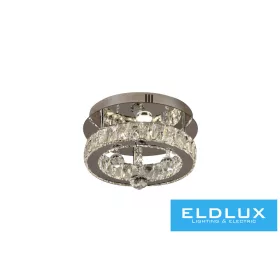  ELDLUX Kristallglas-Deckenleuchte 21 W 1680 lm CCT IP20 D320x215 mm Chrom