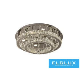   ELDLUX Kristallglas-Deckenleuchte 71 W 5680 lm CCT.T IP20 D650 x 275 mm Chrom