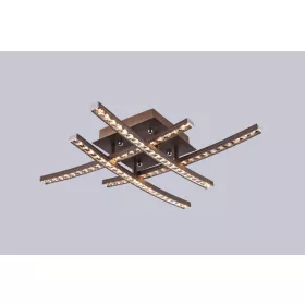ELDLUX MEMPHIS Kristallglas-Deckenleuchte Chrom 24W 4000K