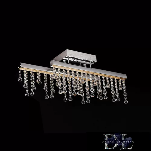 ELDLUX GLOSSY Kristallglas-Deckenleuchte Chrom 13W 4000K