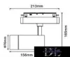 UNIVERSO Magnetischer Schienenstrahler DC:48V 24W 2280LM 3000K RA90 IP20 213x165x76mm Schwarz