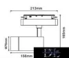 UNIVERSO Magnetischer Schienenstrahler DC:48V 24W 2280LM 4000K RA90 IP20 213x165x76mm Schwarz