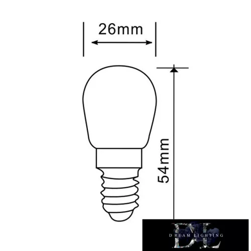 UNIVERSO LED-Leuchte für Kühlschränke E14 2 W 180 lm 6500 k