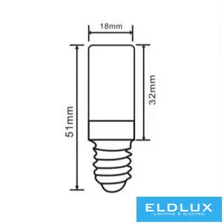 UNIVERSO LED-Lampe für Kühlschränke E14 2 W 220 lm 4000 k