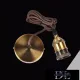 UNIVERSO Pendelleuchte mit Metallfassung 1xE27 max. 240 V 60 W 2 Meter goldfarben