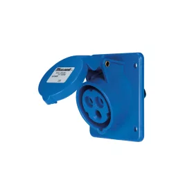   EC690 FLACH EINBAUBARE BEFESTIGUNG. STECKDOSE 16 A IP44 1P+N+E 220-240 V