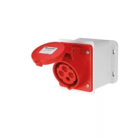 EC690 WANDMONTAGE. STECKDOSE 16A IP44 3P+E 380-415V