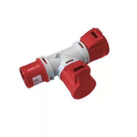 EC690 ADAPTER 1 STECKER/2 STECKDOSEN 3P+E 16A IP44