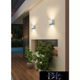   UNIVERSO Wandleuchte LED 12 W 1000 lm 3000 K IP55 100 × 100 × 100 mm grau